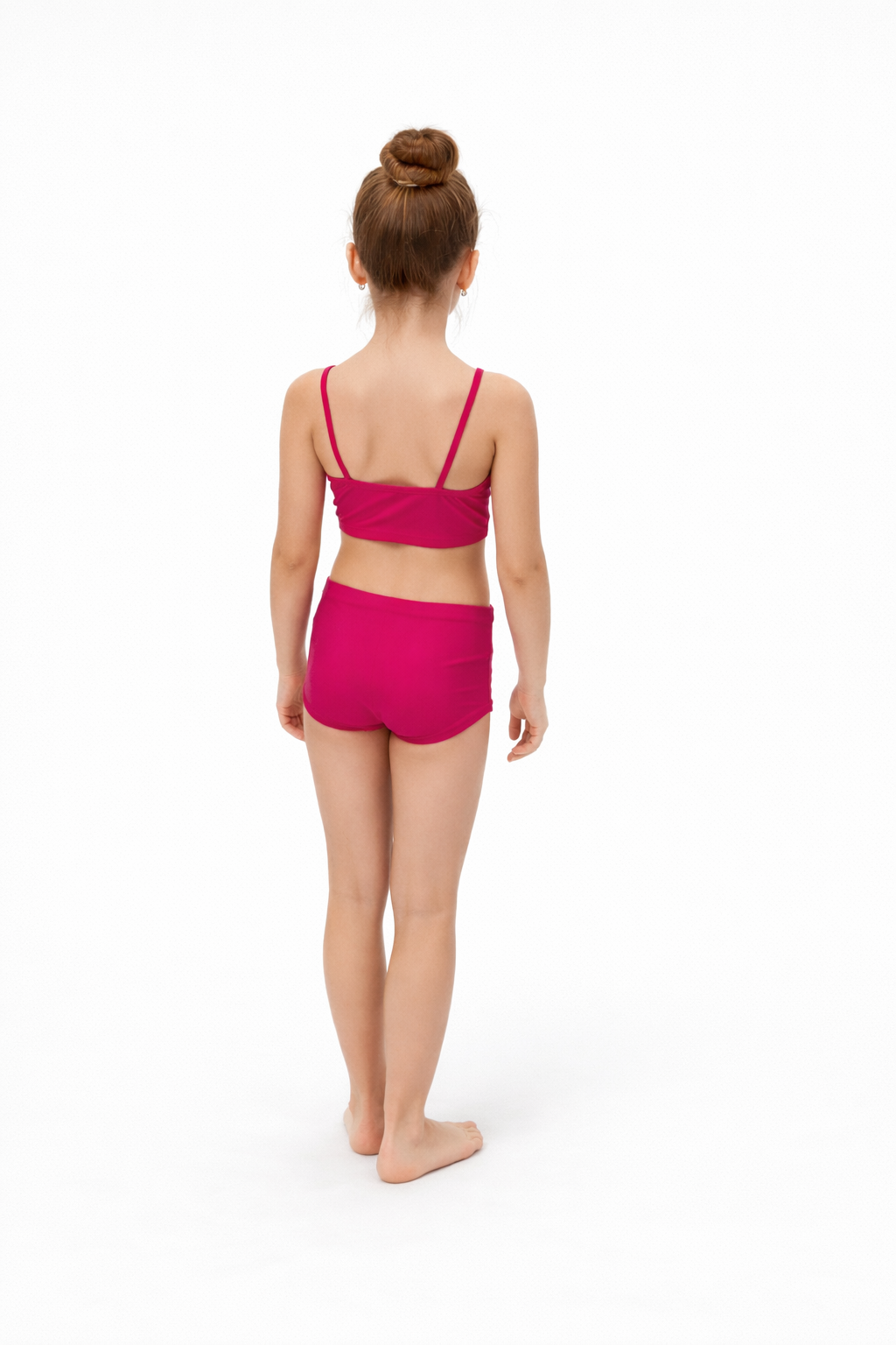 TOP SPALLINE SOTTILI FUCSIA BAMBINA